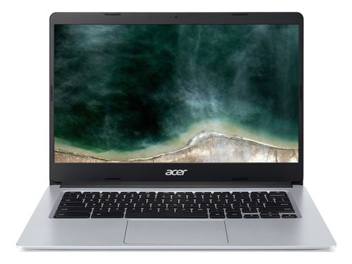 Acer Chromebook 314 CB314-1HT - Intel Celeron N4020 / 1.1 GHz - Chrome OS - UHD Graphics 600 - 4 GB RAM - 32 GB eMMC - 14 aanraakscherm 1920 x 1080 (Full HD) - Wi-Fi 5 - dauw-zilver - tsb Frans