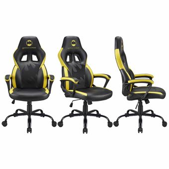 Chaise gaming Subsonic Original Batman Noir et Jaune