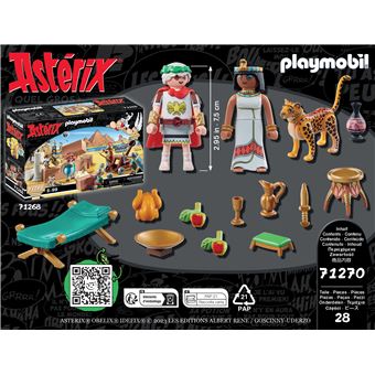 Playmobil Astérix 71270 César et Cléopâtre