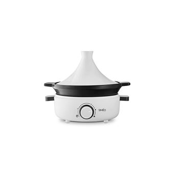 Simeo Tajine TGC680 Schongarer – 1000 W – Weiss und Schwarz - 1