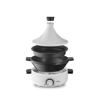 Mijoteur Simeo Tajine TGC680 1000 W Blanc et Noir