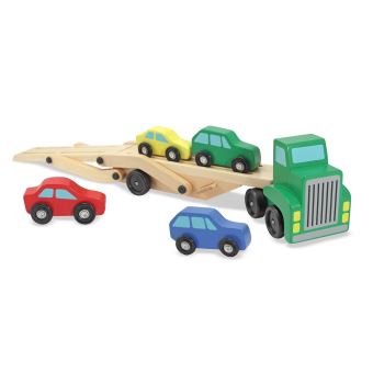 Melissa and doug wooden trucks online