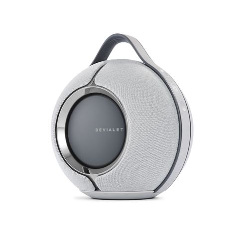 Enceinte sans fil portable Bluetooth Devialet Mania Light Gris avec station de charge