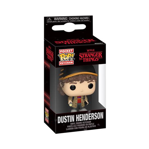 Funko Stranger Things Porte-clés Pocket POP! Vinyl Dustin Henderson 4 Cm - Image 5