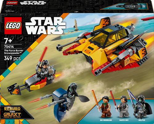LEGO® Star Wars™ 75414 Le Snowspeeder™ en flammes - vue 1