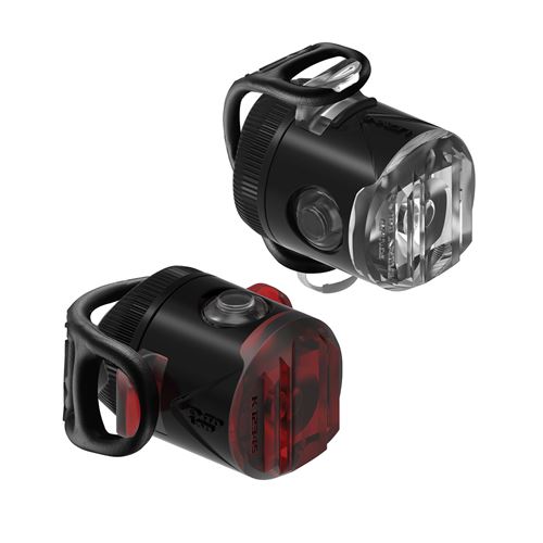 Pack de 2 éclairages vélo Lezyne LED Femto USB Drive Noir