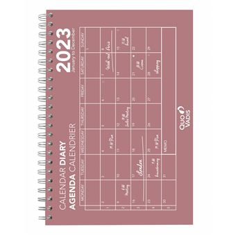 CALENDRIER 2023 OSLO 24 ML ROSE