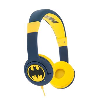 Casque audio avec fil Otl Junior Batman Caped Crusade Bleu et jaune - Casque  audio - Achat & prix