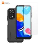 Pack Coque de protection en TPU Noir pour Xiaomi RedmiNote 11/11S + Protection d'écran en verre trempe Transparent pour Xiaomi RedmiNote 11/11S Made For Xiaomi