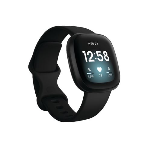 Fitbit Noir Montre Connectée Versa 3