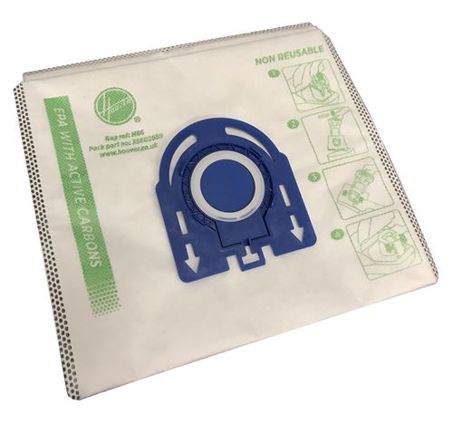 Pack De 4 Sacs Aspirateurs En Microfibre Hoover H86 Blanc