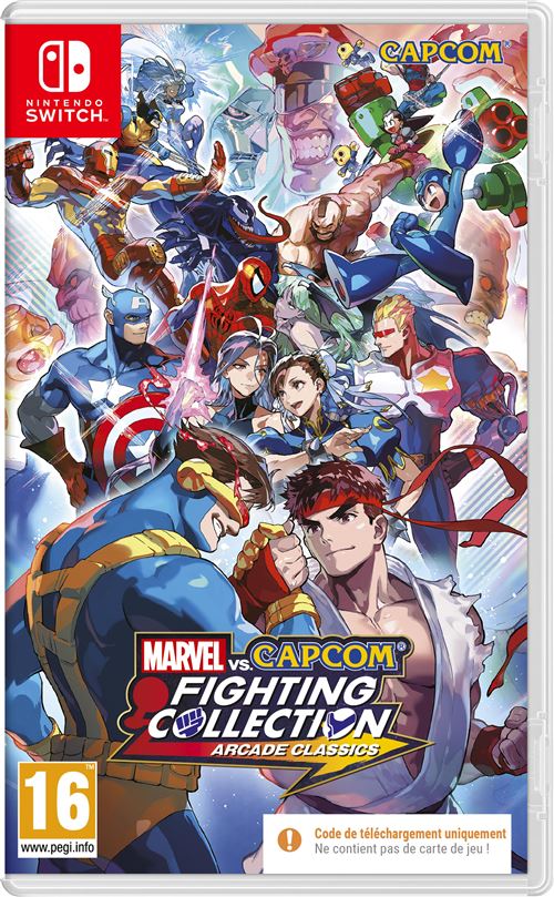 Koch Media Marvel Vs Capcom Fighting Collection Arcade Classics Code In A Box Nintendo Switch