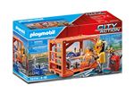 Playmobil City Action 70774 Ouvrier et conteneur