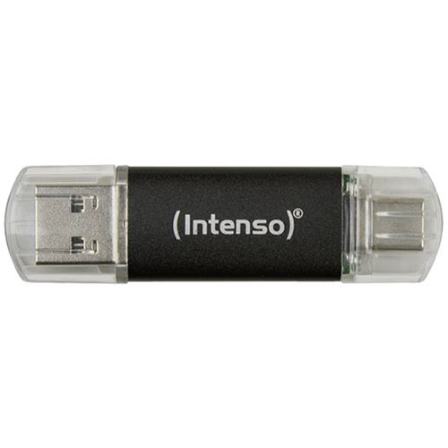 Clé USB Intenso Twist Line 128GB USB-A USB-C 3.2 Gen1 Anthracite - Image 3