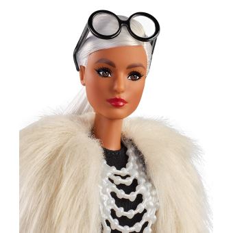 Poupée Barbie Collector Iris Apfel Veste fourrure