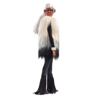 Poupée Barbie Collector Iris Apfel Veste fourrure