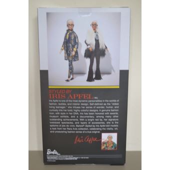 Poupée Barbie Collector Iris Apfel Veste fourrure