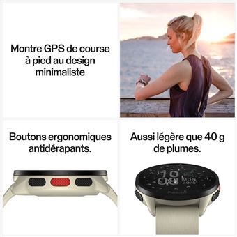 Montre connectée Polar Pacer Blanc