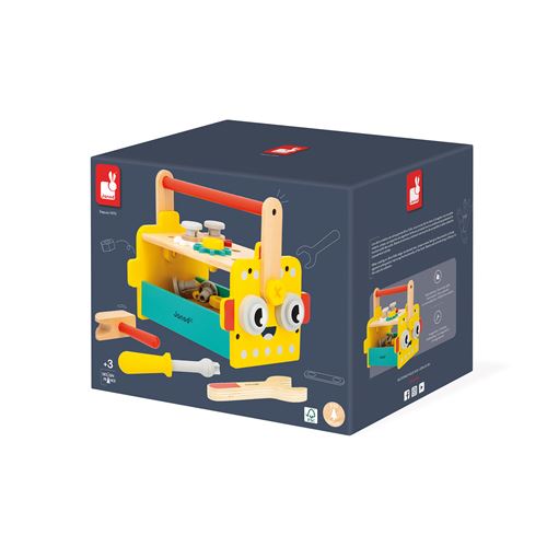 Jeu d'imitation Janod Brico'Kids Caisse à outils robot