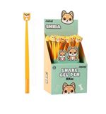 Stylo à bille flexible Itotal Shiba Jaune
