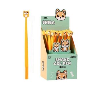 Stylo à bille flexible Itotal Shiba Jaune