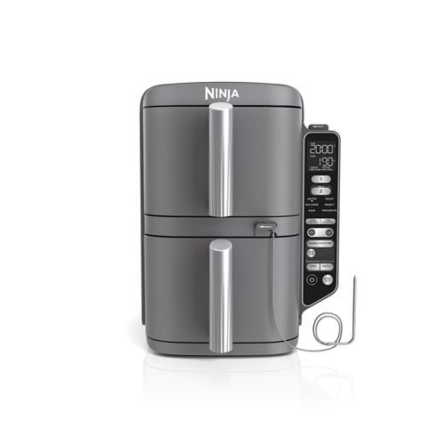 Air Fryer Avec Thermosonde Ninja Double Stack XL Sl451Eu 9,5 L Gris