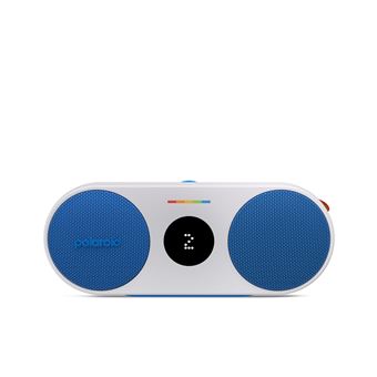 Enceinte sans fil Bluetooth Polaroid Music Player 2 Bleu et blanc