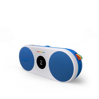 Enceinte sans fil Bluetooth Polaroid Music Player 2 Bleu et blanc