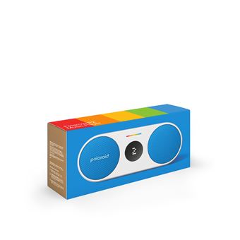 Enceinte sans fil Bluetooth Polaroid Music Player 2 Bleu et blanc