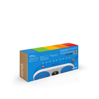 Enceinte sans fil Bluetooth Polaroid Music Player 2 Bleu et blanc