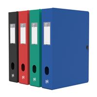 Boîte de classement avec pression Oxford Memphis 60 mm Modèle aléatoire