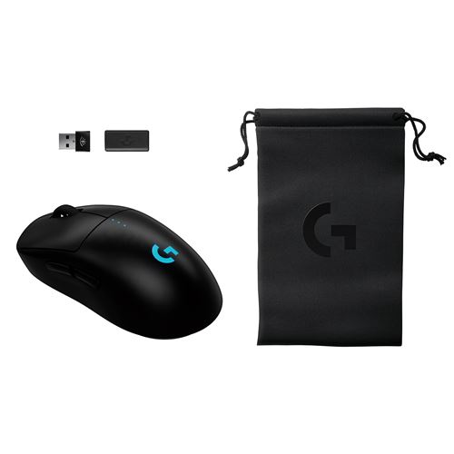 Pack gaming sans fil Logitech G PRO 2 Lightspeed + Dongle 8K + Pochette