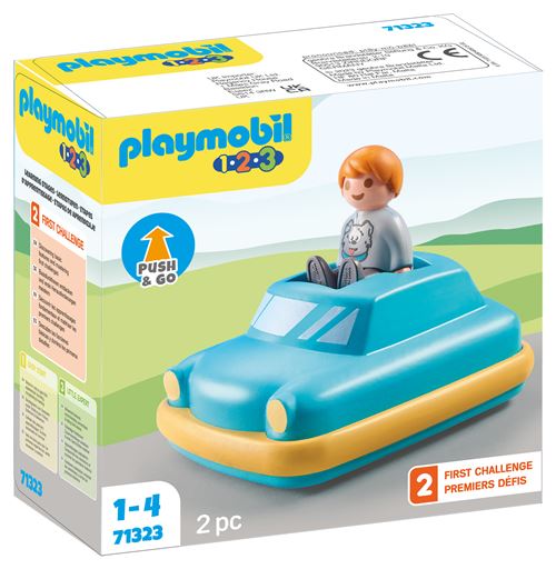 Playmobil 1.2.3. 71323 Enfant avec Voiture