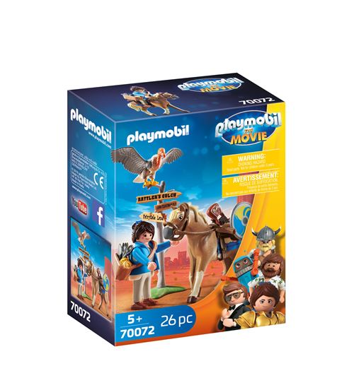 PLAYMOBIL THE MOVIE MARLA + CHEVAL