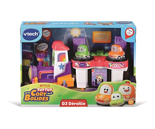 Train DJ Déraille Vtech Tut Tut Cory Bolides