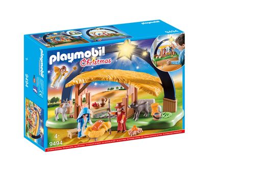Playmobil Christmas La magie de Noël 9494 Crèche avec illumination