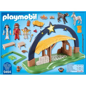 Playmobil Christmas La magie de Noël 9494 Crèche avec illumination