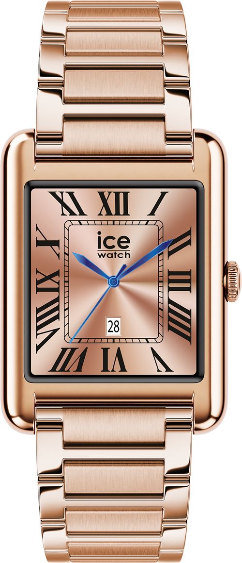 Montre connectée Ice-Watch Ice Smart TK 2.0 35 mm Bluetooth Or-rose avec bracelet acier inoxydable Or Rose métal - Ice Watch