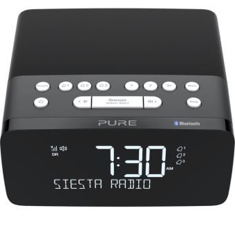 Radio-réveil bluetooth avec chargeur sans fil noir philips - La Poste