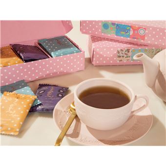 Coffret de 15 sachets et 3 thés Ladurée Good Vibes