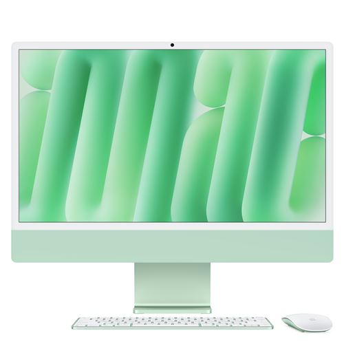 Apple iMac 24" écran retina 4,5K 256Go 16 Go RAM Puce M4 CPU 10 cœurs GPU 10 cœurs Vert