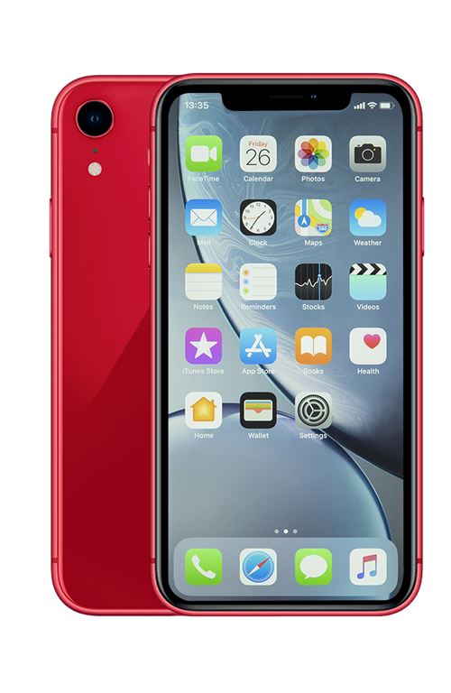 iPhone XR 64 Go Double SIM Rouge Grade A+ Reconditionné