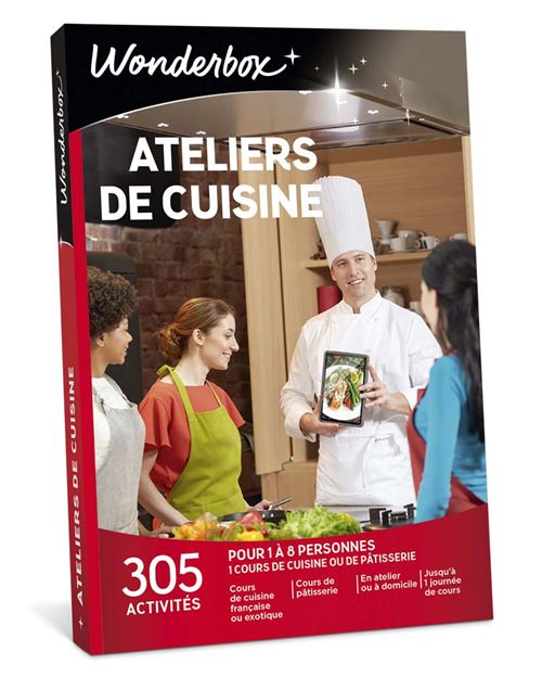 Coffret cadeau Wonderbox Ateliers de cuisine