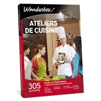 Coffret cadeau Wonderbox Ateliers de cuisine