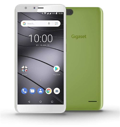 Smartphone Gigaset GS100 Double SIM 8 Go Vert