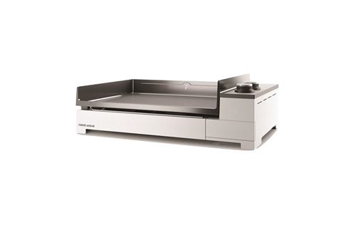 Plancha à gaz Forge Adour Premium G 60 A 5300 W Argent et Blanc