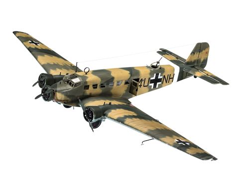 Revell 03918 Maquette D'Avion Junkers Ju52/3 M, Échelle 1/48, Multicolore, 17533