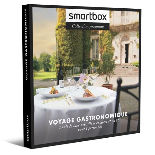 Coffret cadeau SmartBox Voyage gastronomique