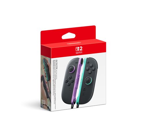 Paire de manettes Nintendo Joy-Con 2 Violet clair et Vert clair pour Nintendo Switch 2