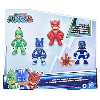 Packs de 4 figurines Pyjamasques Missions Modèle aléatoire